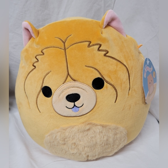 Original Squishmallows SANDRO 11" Ultra Rare Blue Tongue Chow Dog Soft Plush NWT - Picture 2 of 10